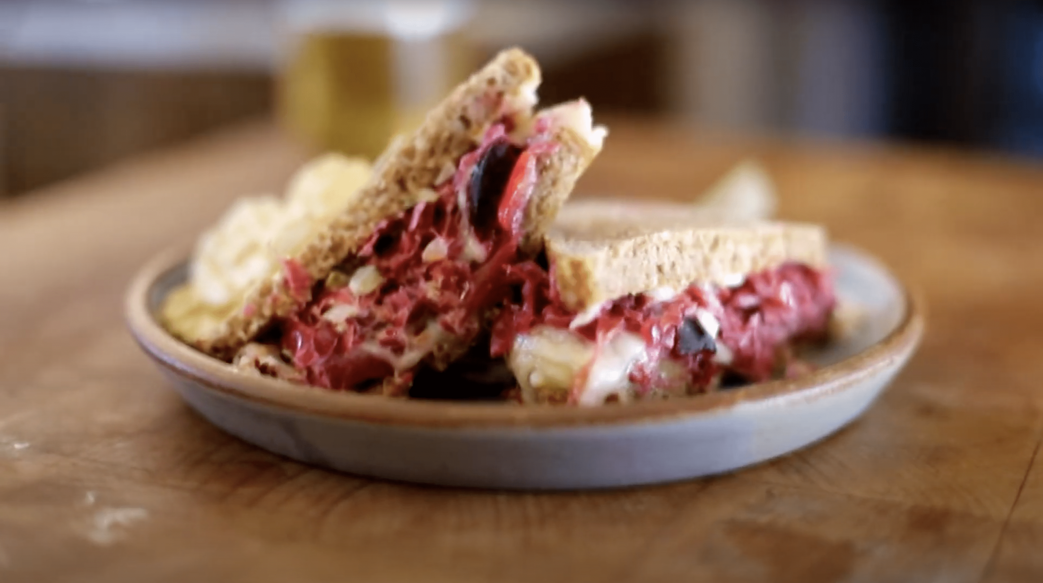 Beet Reuben Sandwich